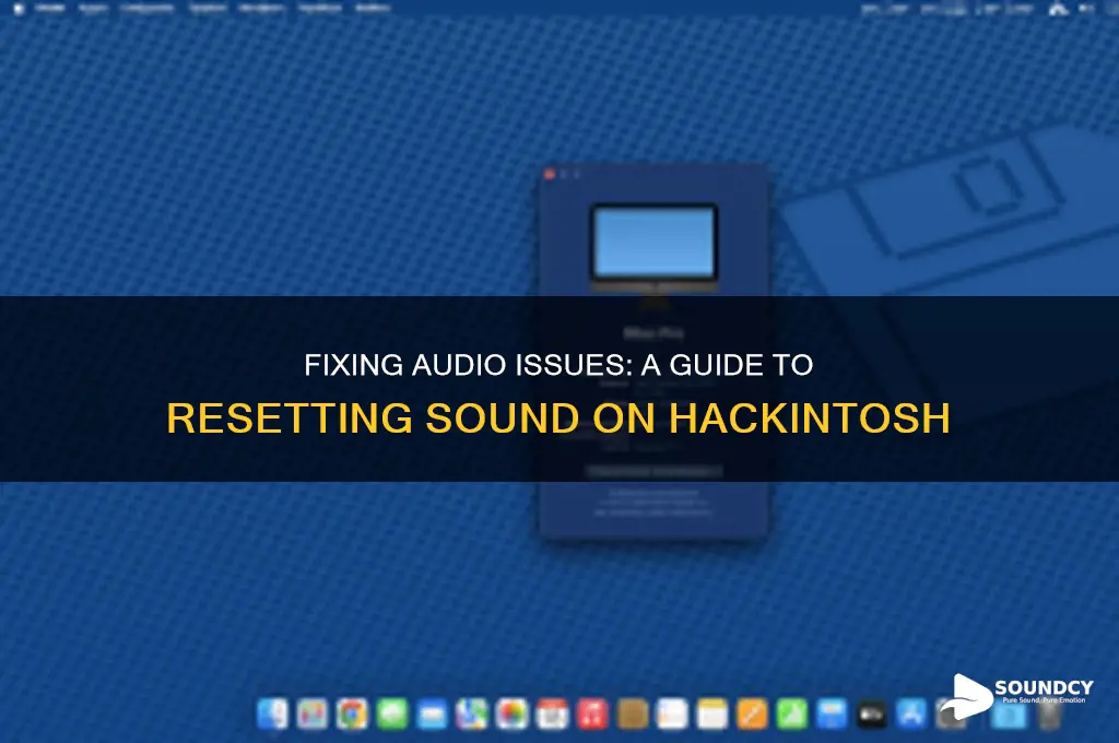 how to reset sound hackintosh