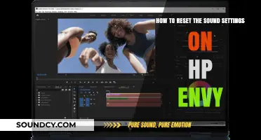Quick Fix: Reset Sound Settings on HP Envy Laptops