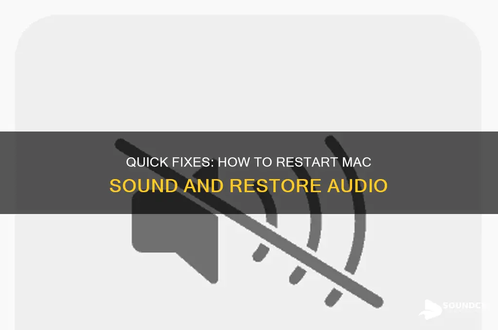 how to restart mac sound