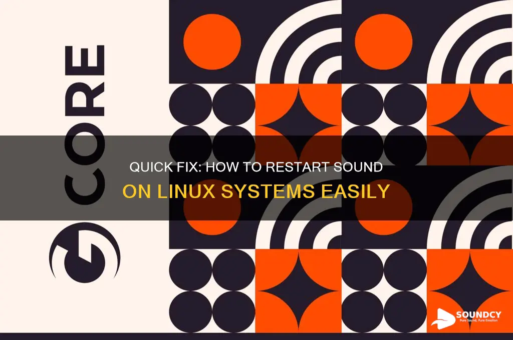 how to restart sound linux