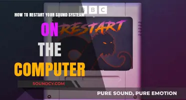 Reviving Your Computer's Sound System: A Step-by-Step Guide