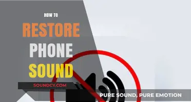 Quick Fixes to Restore Your Phone's Sound: A Step-by-Step Guide