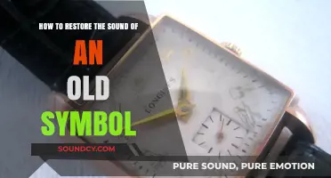 Reviving Melodies: Restoring the Sound of a Vintage Symbol