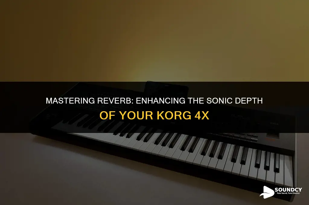 how to reverb the sounds of the korg 4x