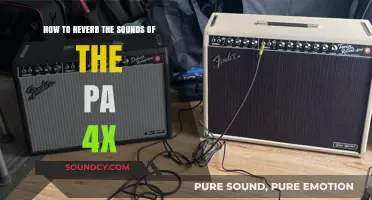 Mastering Reverb: Enhance Your PA 4X Sound Quality