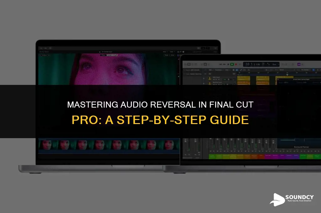 how to reverse a sound in final cut pro