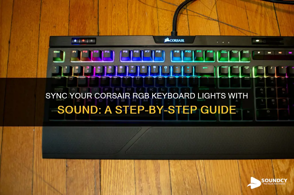 how to rgb keyboard light up with sound corsair