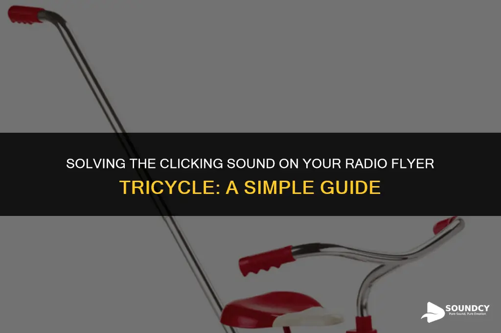 how to rid clicking sound on radio flyer tricycle