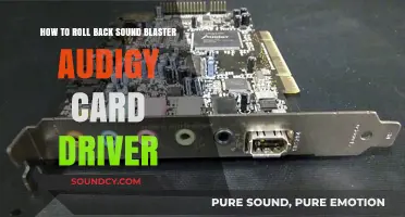 Reverting Sound Blaster Audigy Card Driver: A Step-by-Step Guide