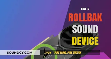 Quick Guide: Rolling Back Your Sound Device Driver Effortlessly