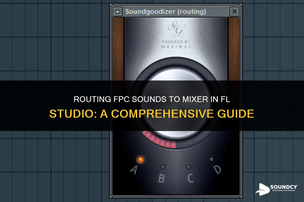 how to route fpc sounds to mixer fl studio