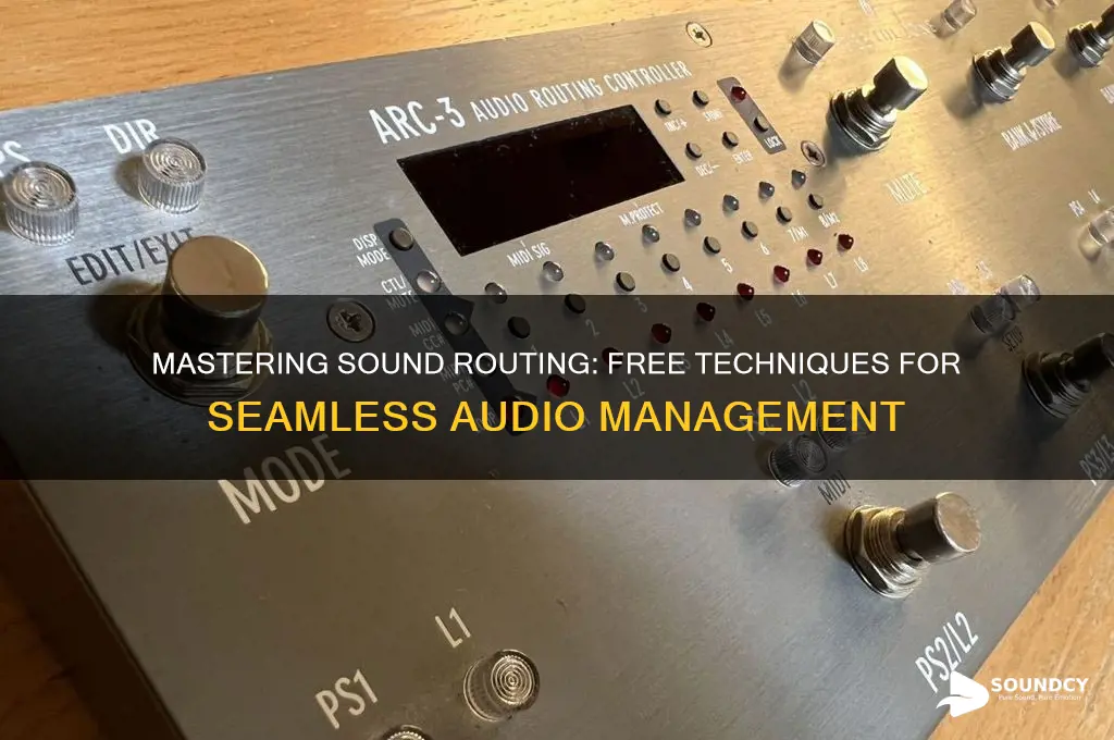how to route sound free