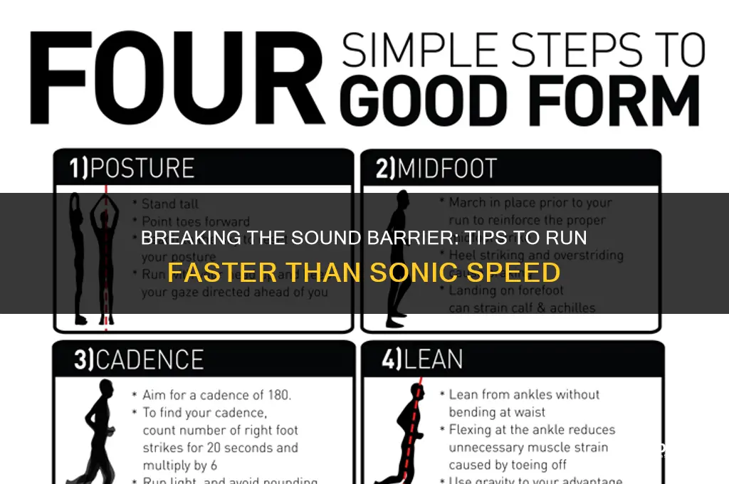 how to run faster than the speed of sound