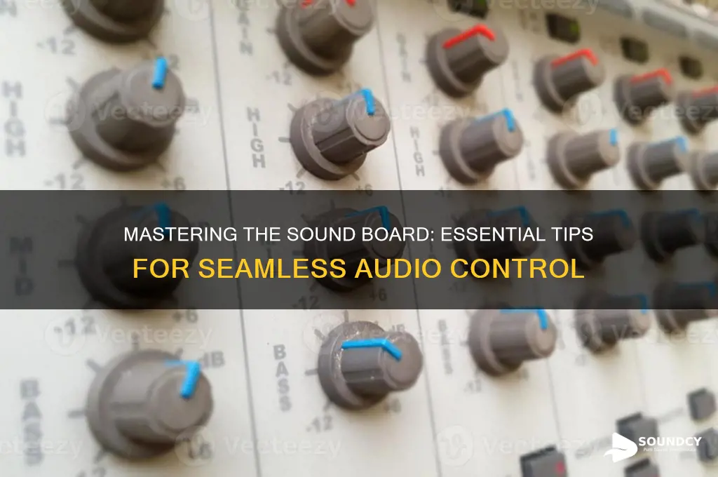 how to run sound board