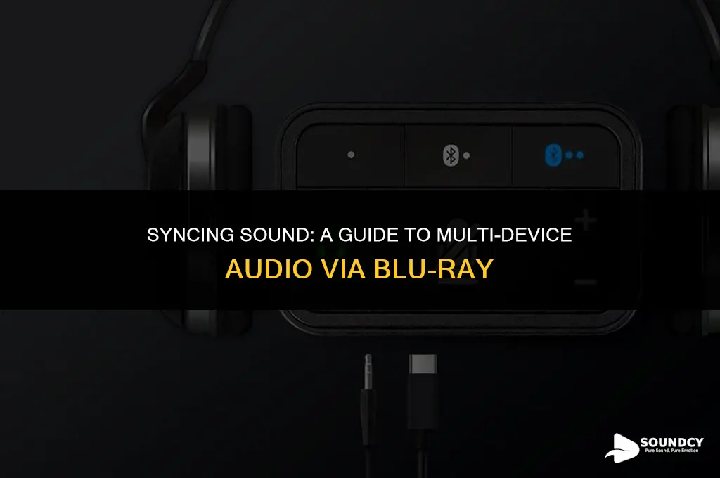 how to run sound through bluray from multiple devices