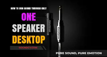 Mono Sound Setup: Guide to Single Speaker Desktop Audio