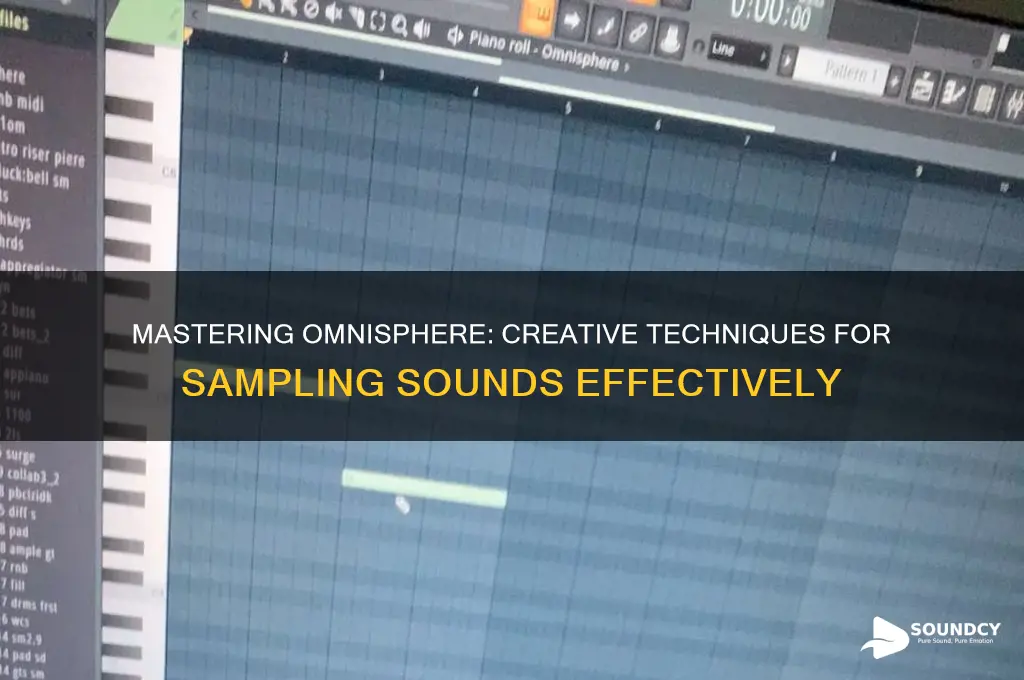 how to sample omnisphere sounds