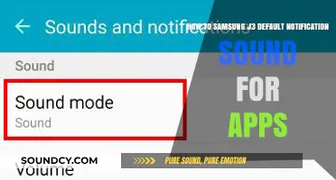 Customize Your Samsung J3: Setting Default Notification Sounds for Apps