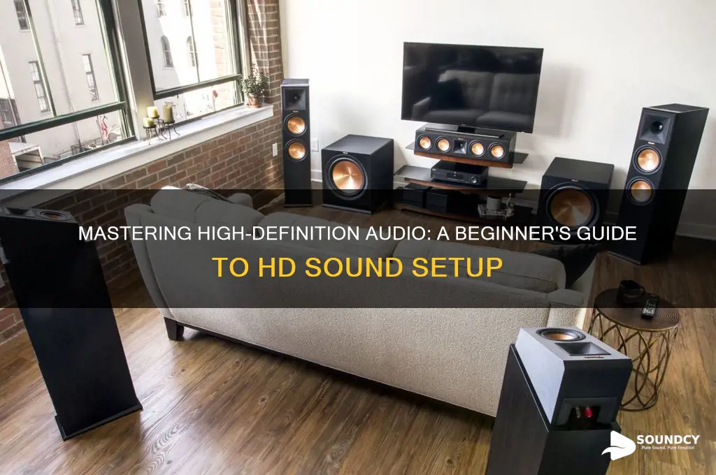 how to satrt hd sound