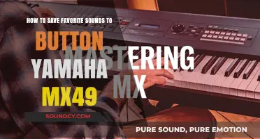 Effortlessly Save Your Favorite Sounds on Yamaha MX49: A Quick Guide