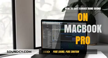 Effortlessly Save Your GarageBand Creations on MacBook Pro