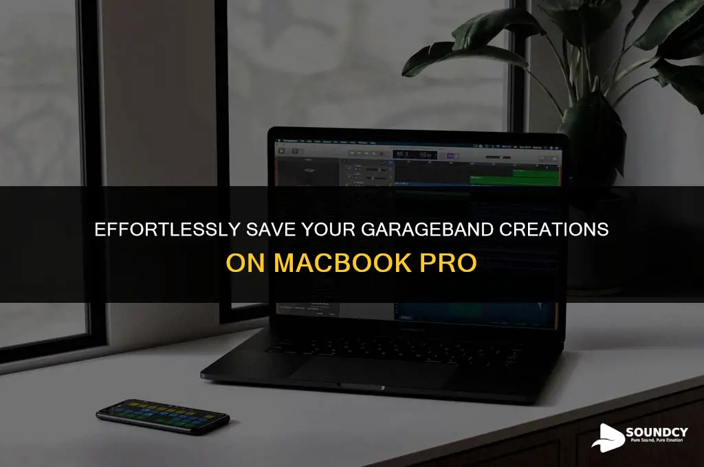 how to save garage band sound on macbook pro
