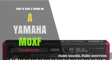 Effortlessly Save Your Sound on a Yamaha MOXF: A Step-by-Step Guide