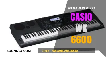 Mastering Sound Storage on Your Casio WK-6600: A Step-by-Step Guide