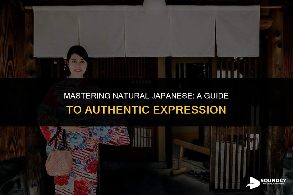 how to say does this sound natural in japaense