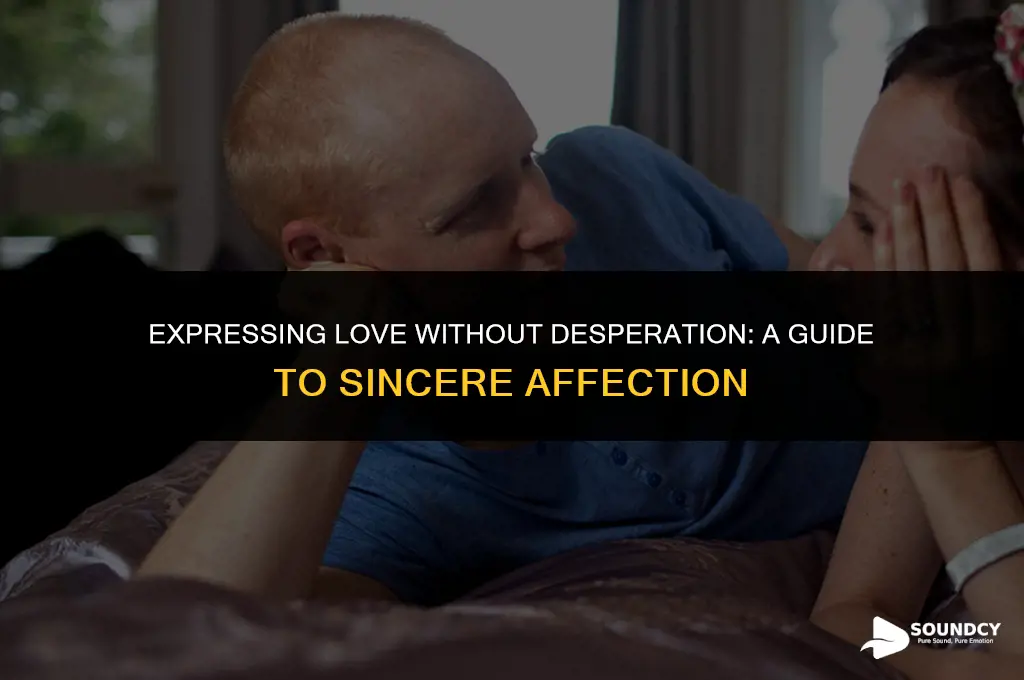 how to say i love you without sounding desperate