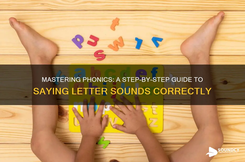 how to say letter sounds