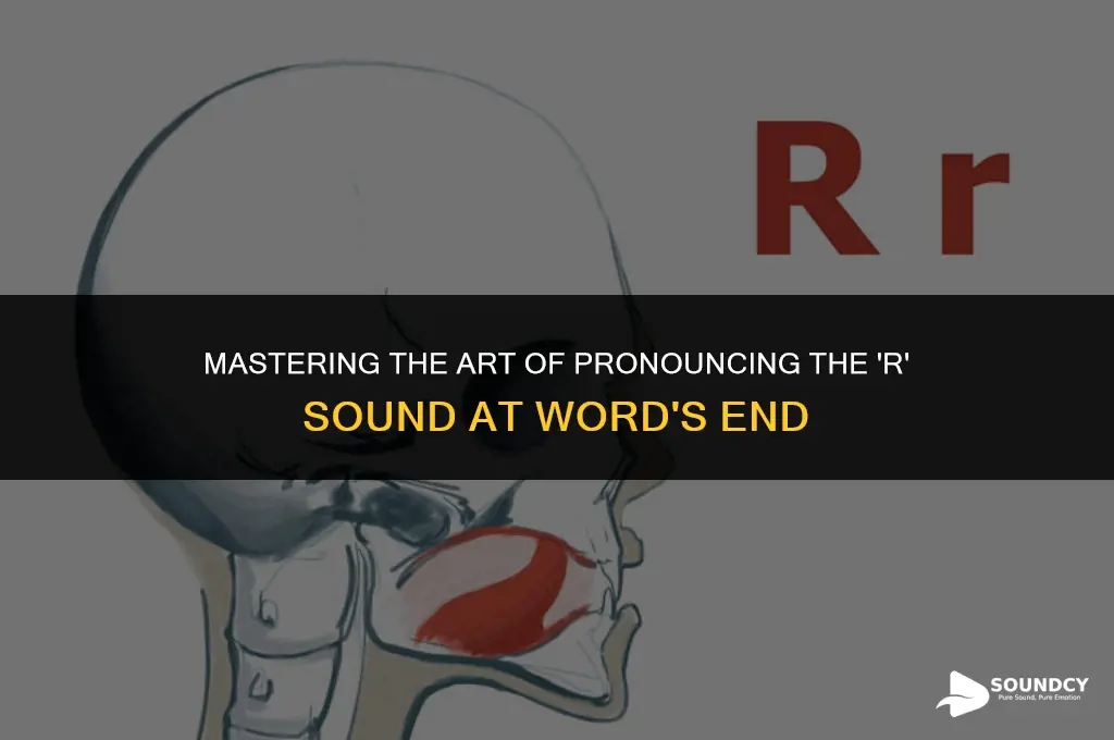 how to say r sound at end of words