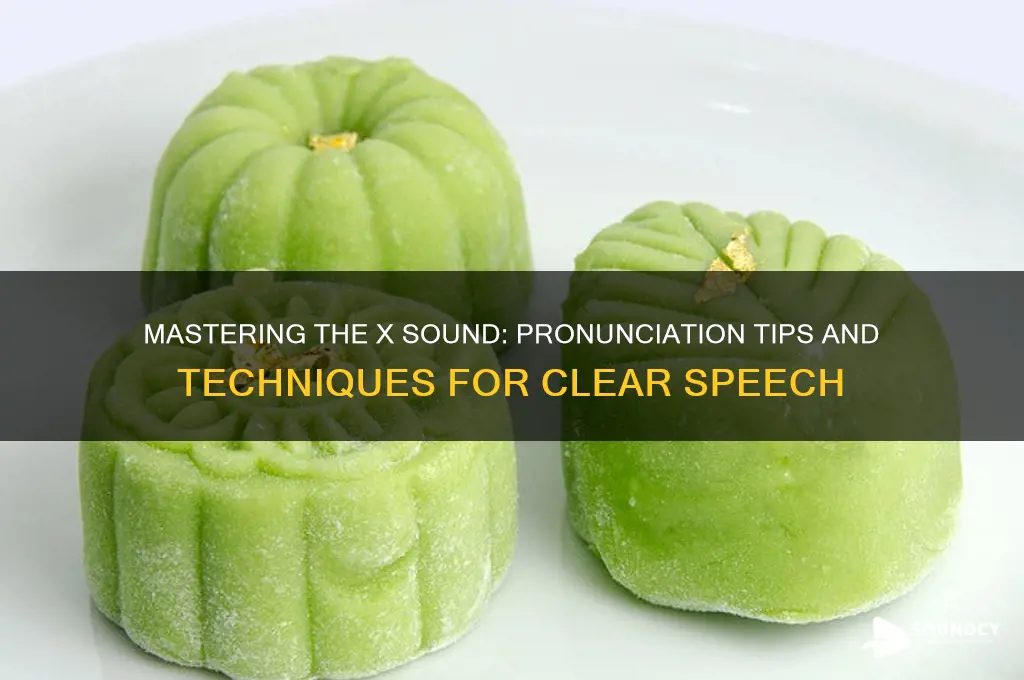 how to say x sound