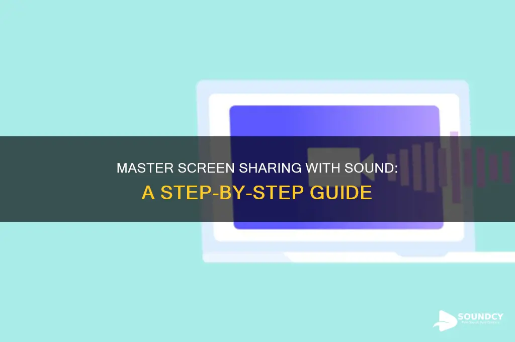 how to screan share sound