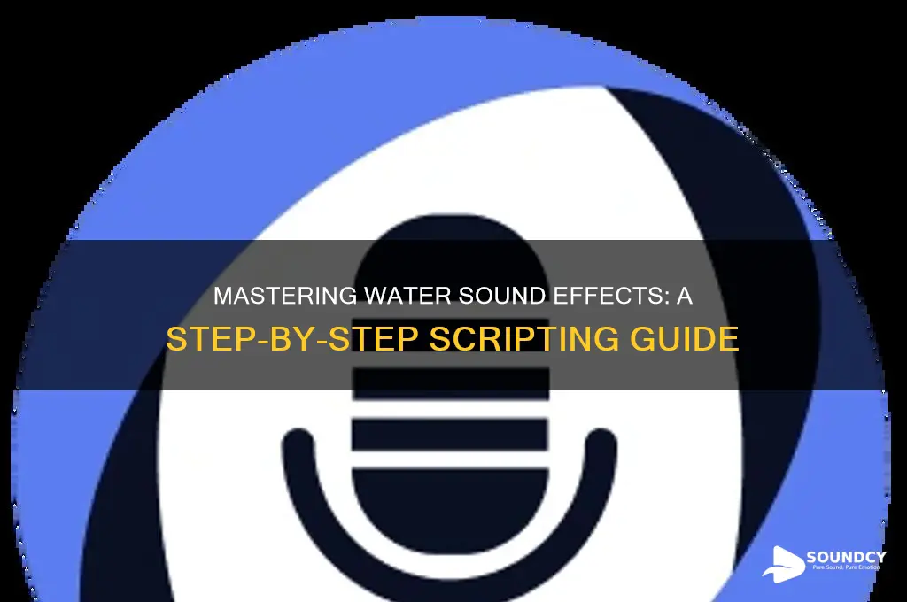 how to script water sound
