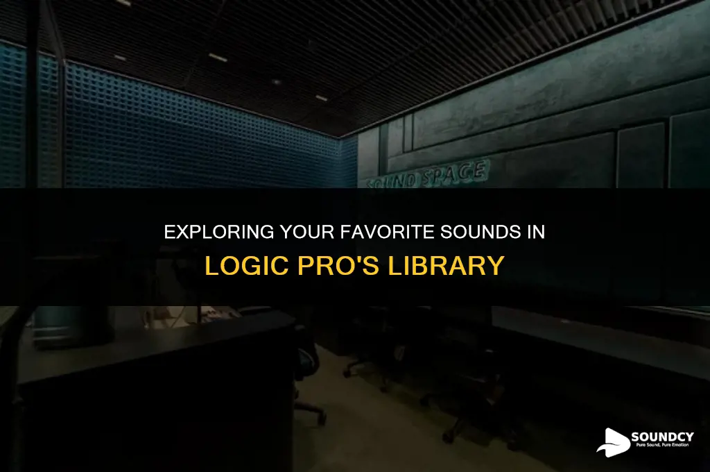 how to see favorite sounds in logic pro library