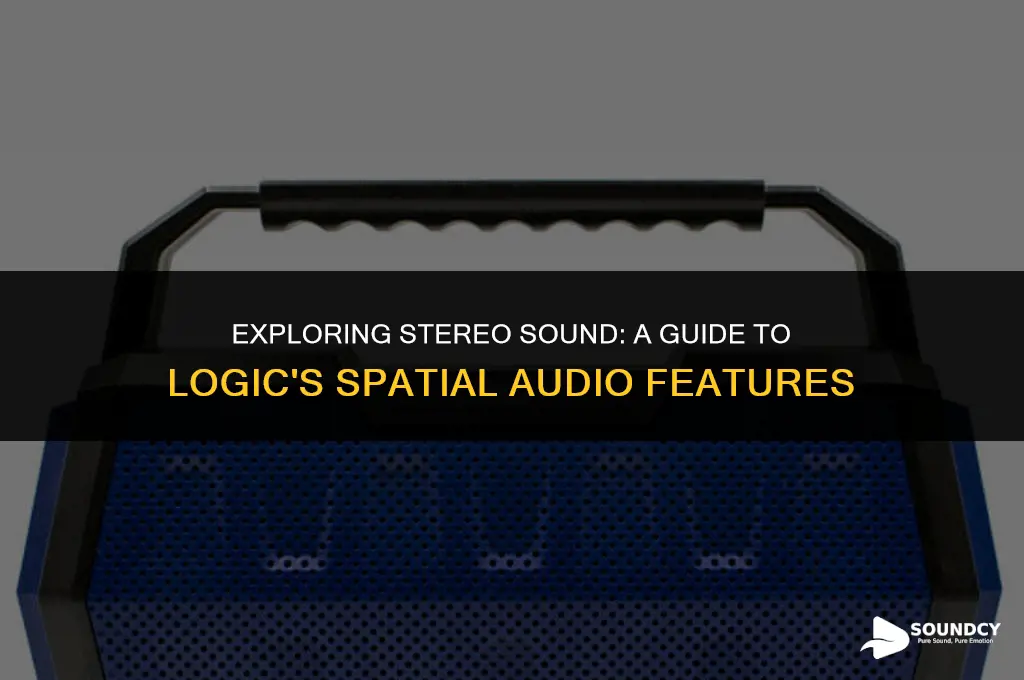 how to see how stereo a sound is logic