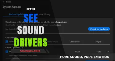 How to Easily View and Check Your Sound Drivers