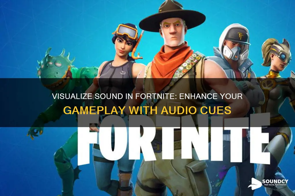 how to see sound fortnite