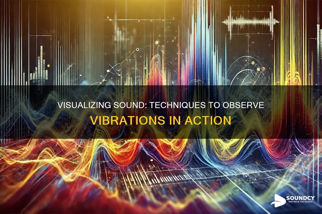 how to see sound vibrations