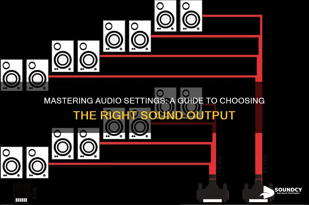 how to select sound output
