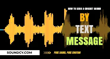 Chirping Through Texts: The Art of Sending Cricket Sounds by Message