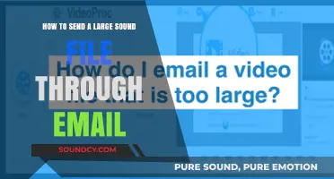 Effortless Sharing: Sending Large Sound Files via Email Simplified