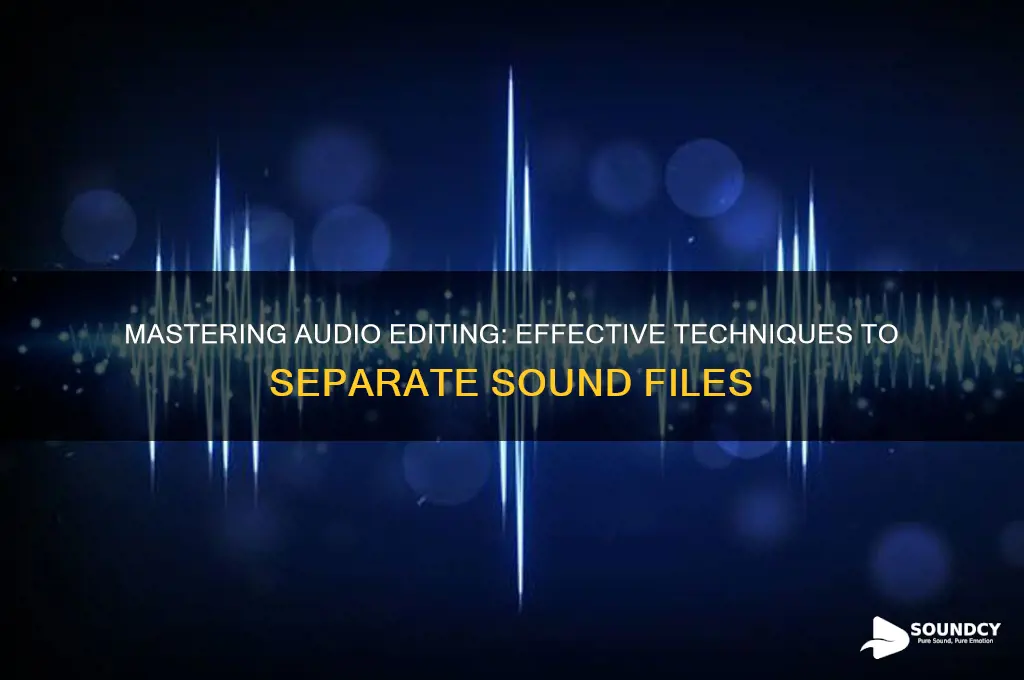 how to separate sound files