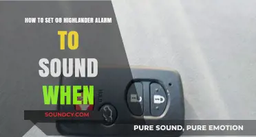 Setting the Alarm on Your 2008 Highlander: A Step-by-Step Guide
