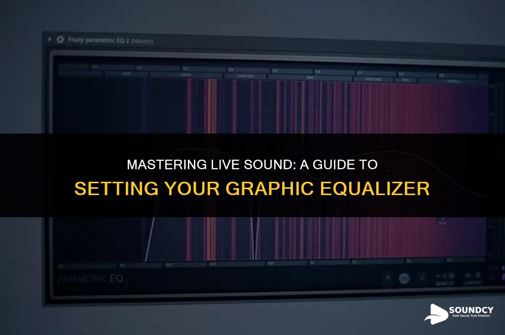 how to set a graphic equalizer for live sound