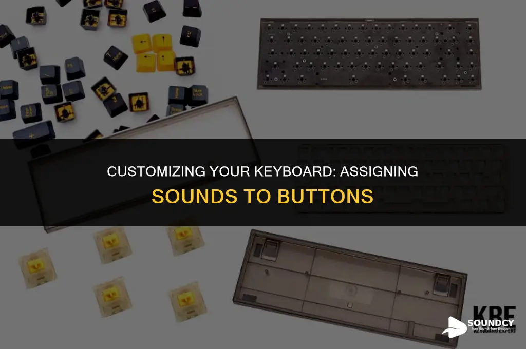 how to set a keyboard button to a sound