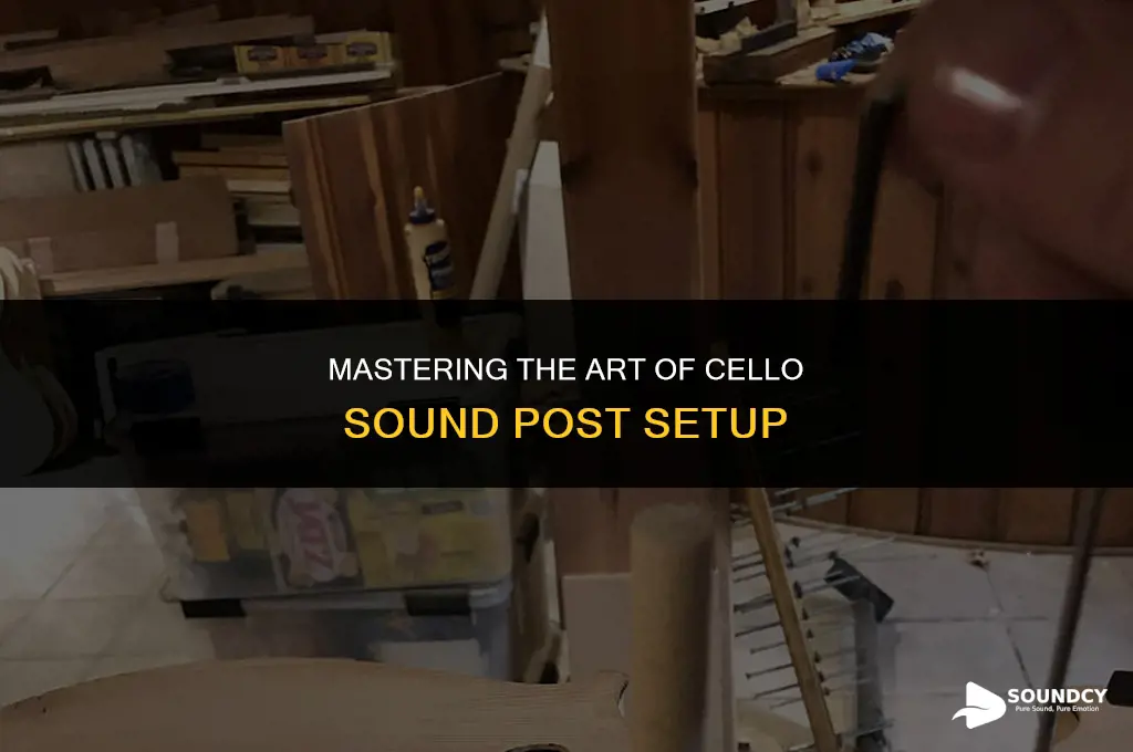 how to set a sound post in a cello