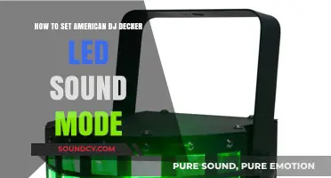 Mastering the American DJ Decker LED: A Guide to Sound Mode Setup