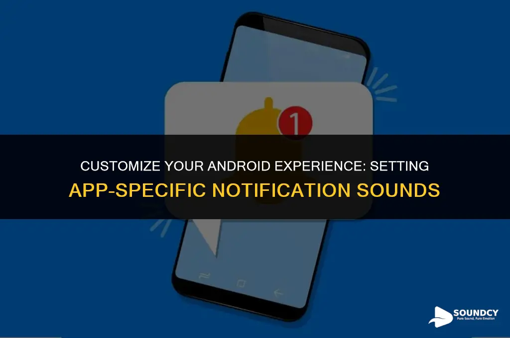 how to set apps to certain notification sound andriod